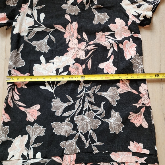 Nicole Miller Linnen Floral Dress Size XL - Picture 12 of 14